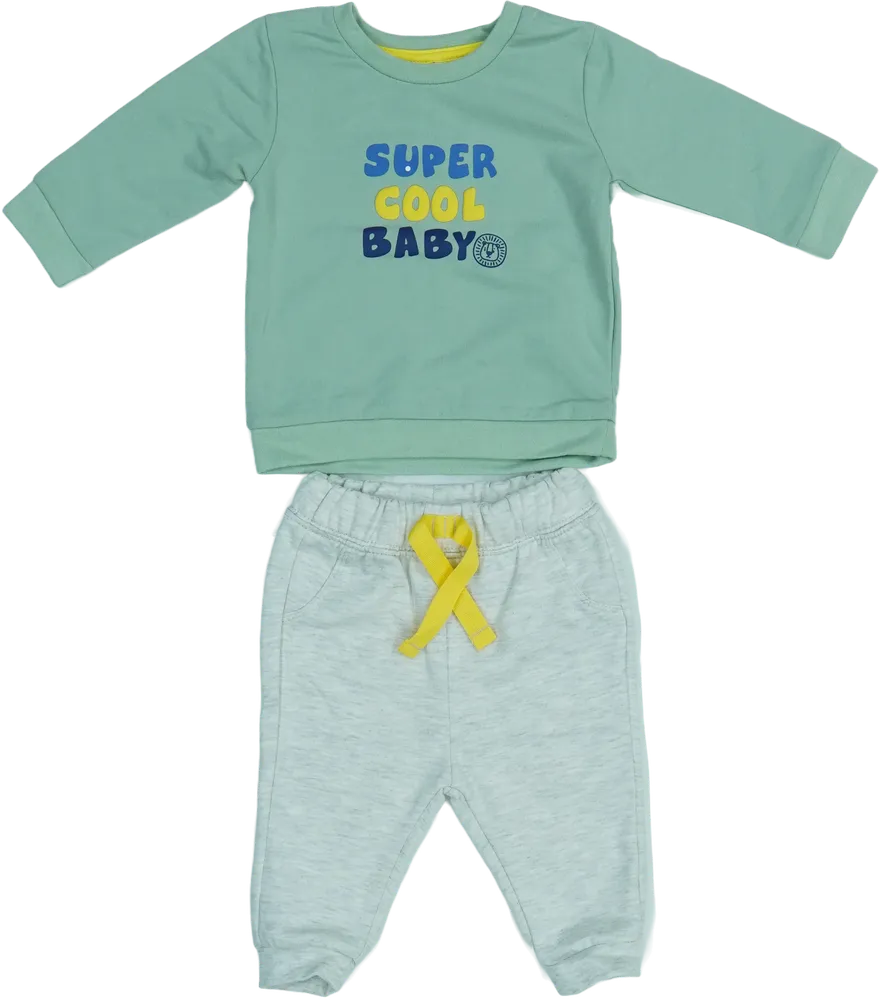 Green Ergee 2-piece set - Top &amp; Bottom EU 68 / UK 3-6 months / US 3-6 months