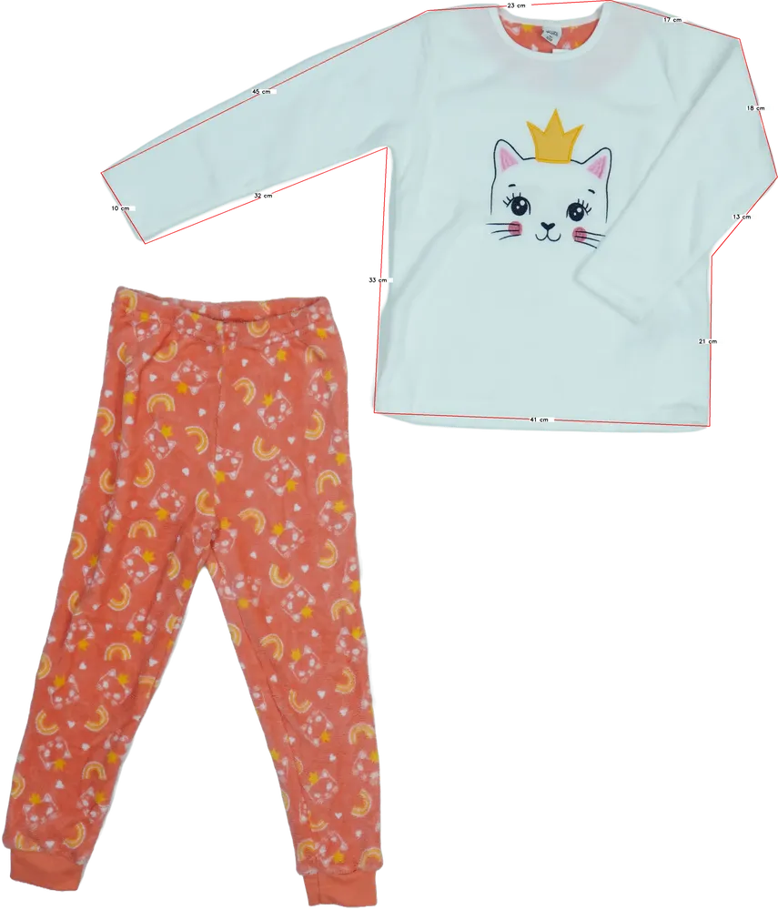 Fehér Kiki&amp;Koko Pizsama EU 128 / UK 8 év / US 8 év/M