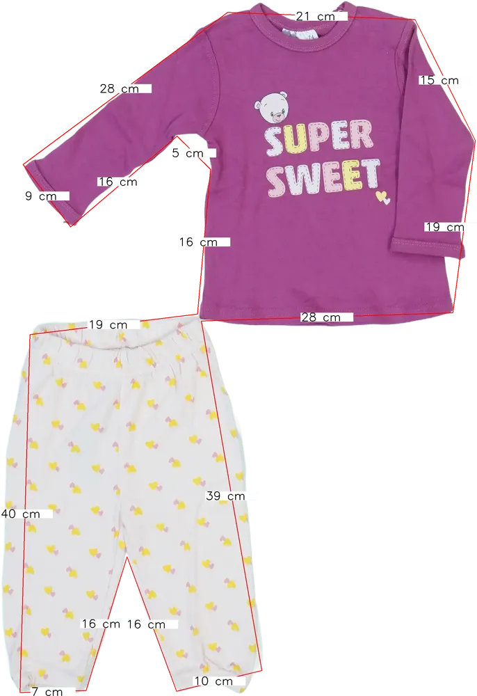 Többszínű Ergee Pizsama EU 74 / UK 6-9 hónap / US 6-9 hónap