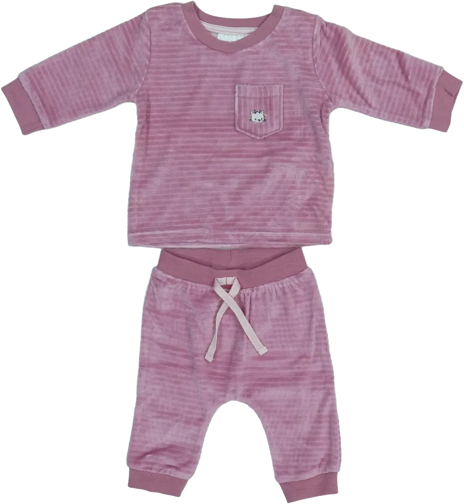 Pink Ergee 2-piece set - Top &amp; Bottom EU 68 / UK 3-6 months / US 3-6 months