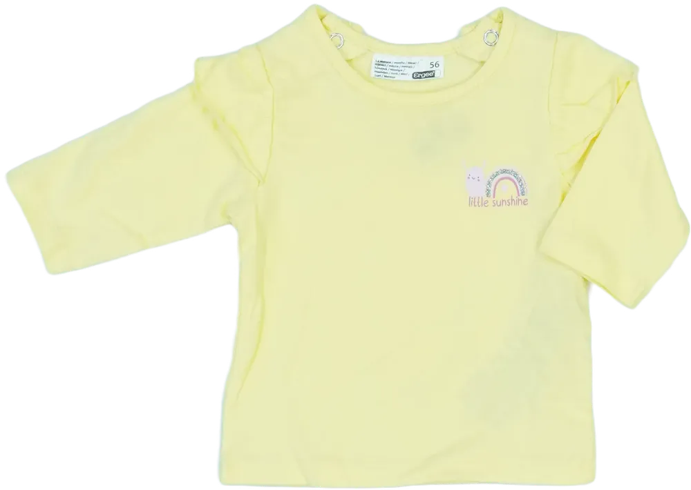 Sárga Ergee Hosszú ujjú felső EU 56 / UK Újszülött / US Újszülött