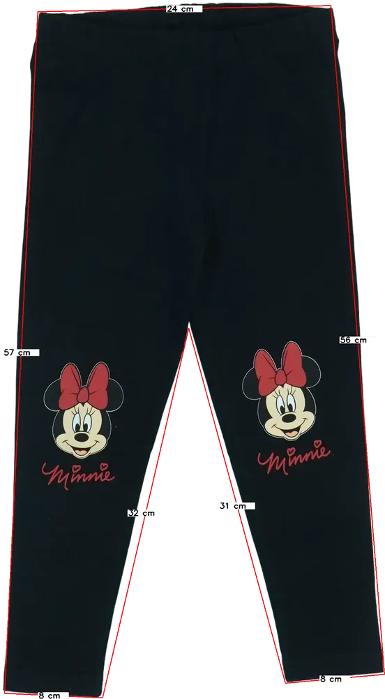 Fekete Disney Leggings EU 104 / UK 4 év / US 4T/XS