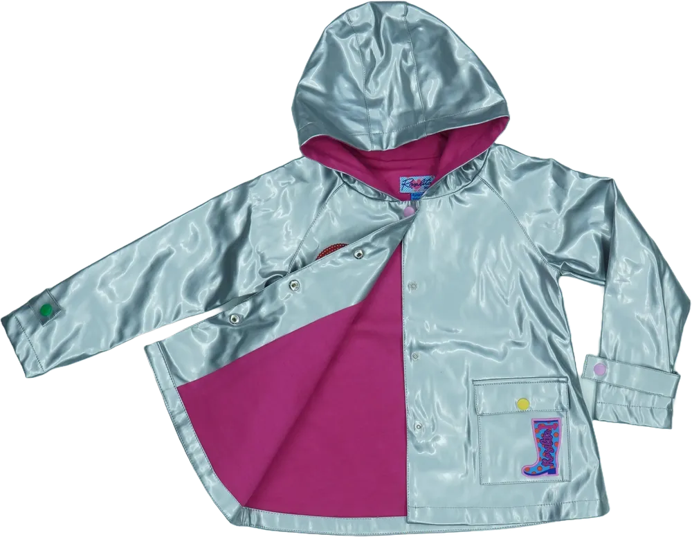 Ezüst Rosalita Esőkabát EU 104 / UK 4 év / US 4T/XS