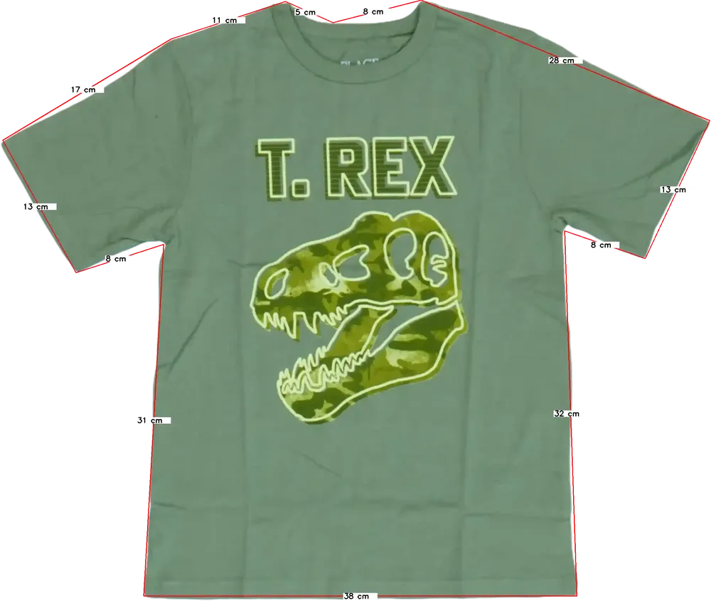 Zöld Children's Place Póló EU 116 / UK 6 év / US 6 év/S