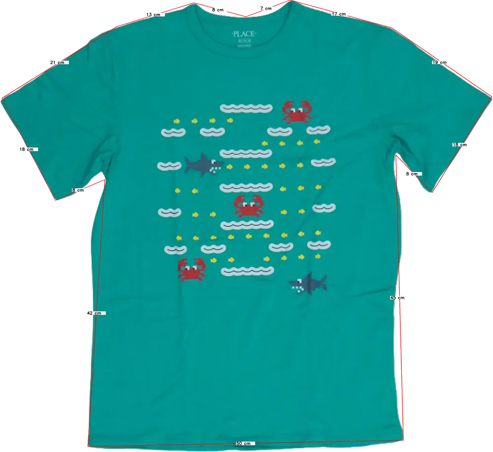 Zöld Children's Place Póló EU 176 / UK 16 év / US XL