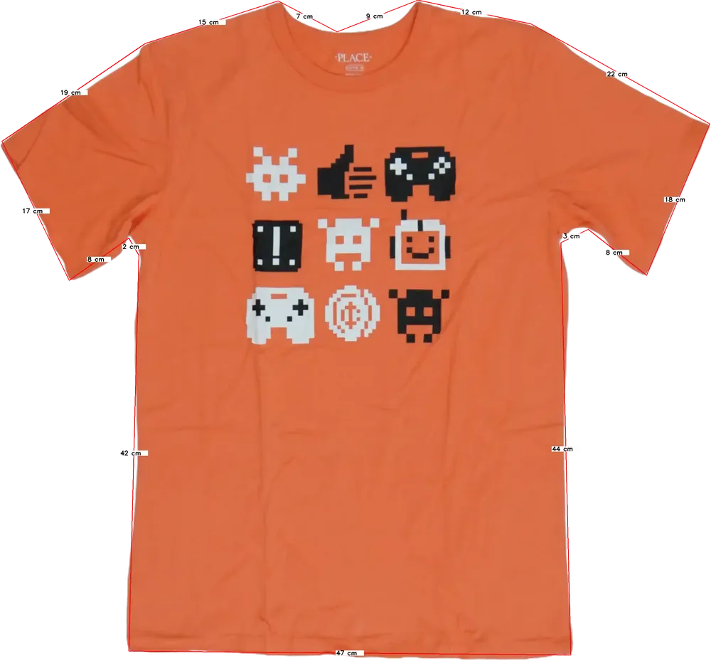 Sárga (narancs) Children's Place Póló EU 176 / UK 16 év / US XL