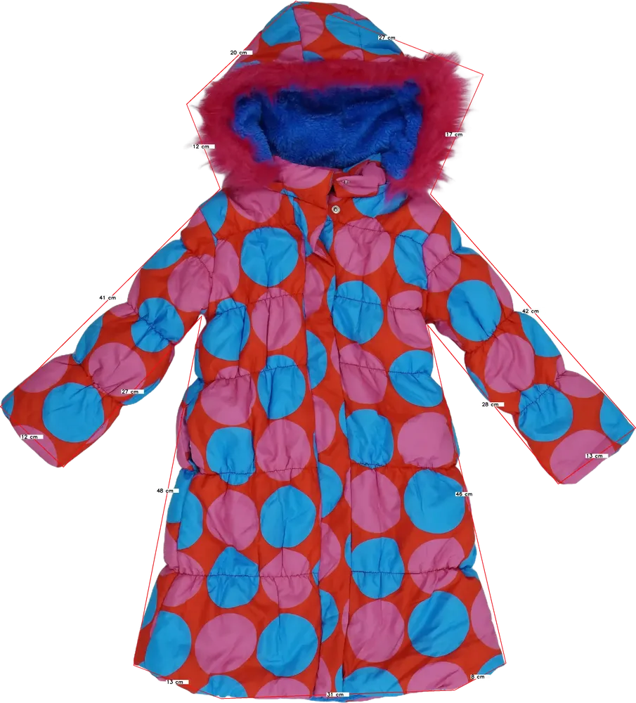 Többszínű Rosalita Télikabát EU 140 / UK 10 év / US 10 év/L