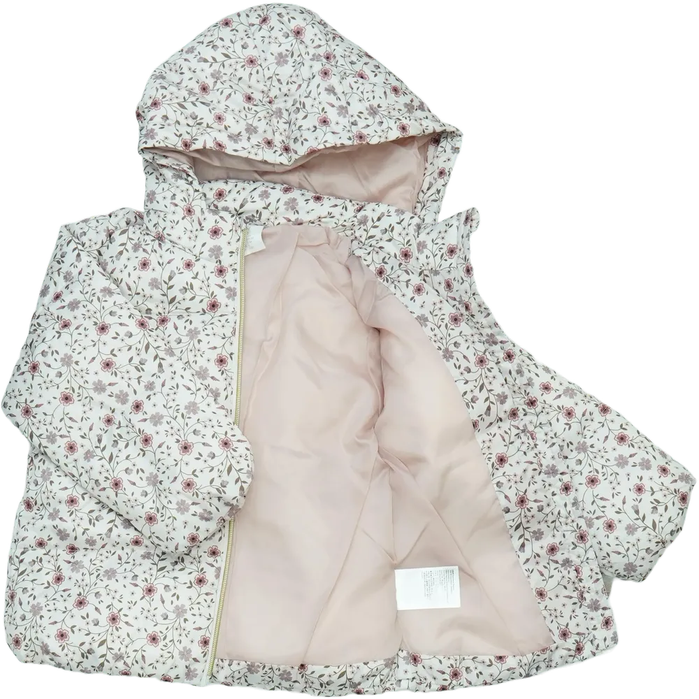 Fehér H&amp;M Átmeneti kabát EU 98 / UK 3 év / US 3T