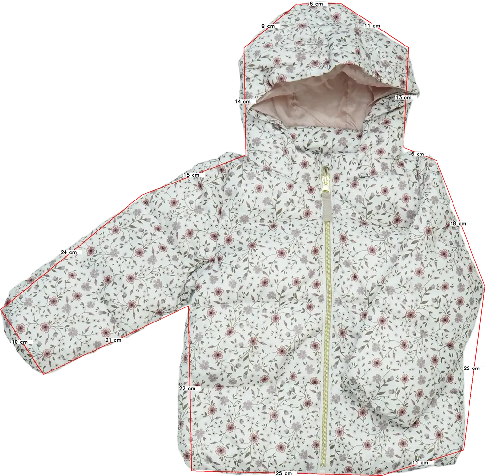 Fehér H&amp;M Átmeneti kabát EU 98 / UK 3 év / US 3T