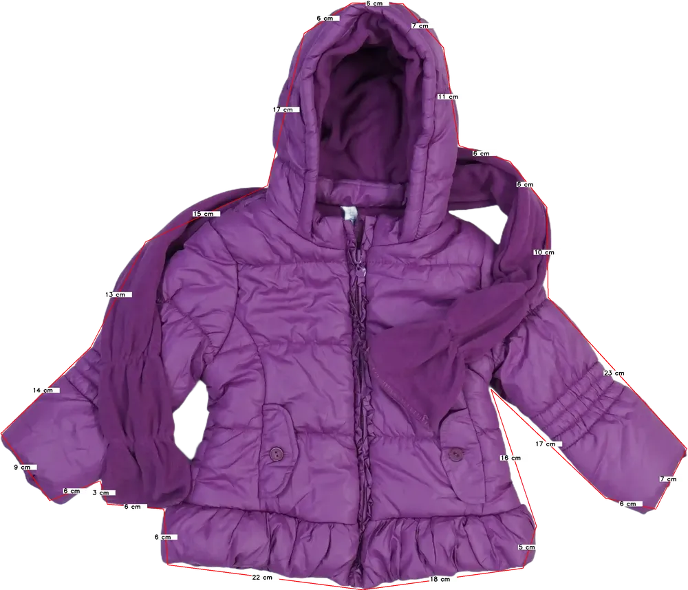 Bordó Egyéb Télikabát EU 98 / UK 3 év / US 3T