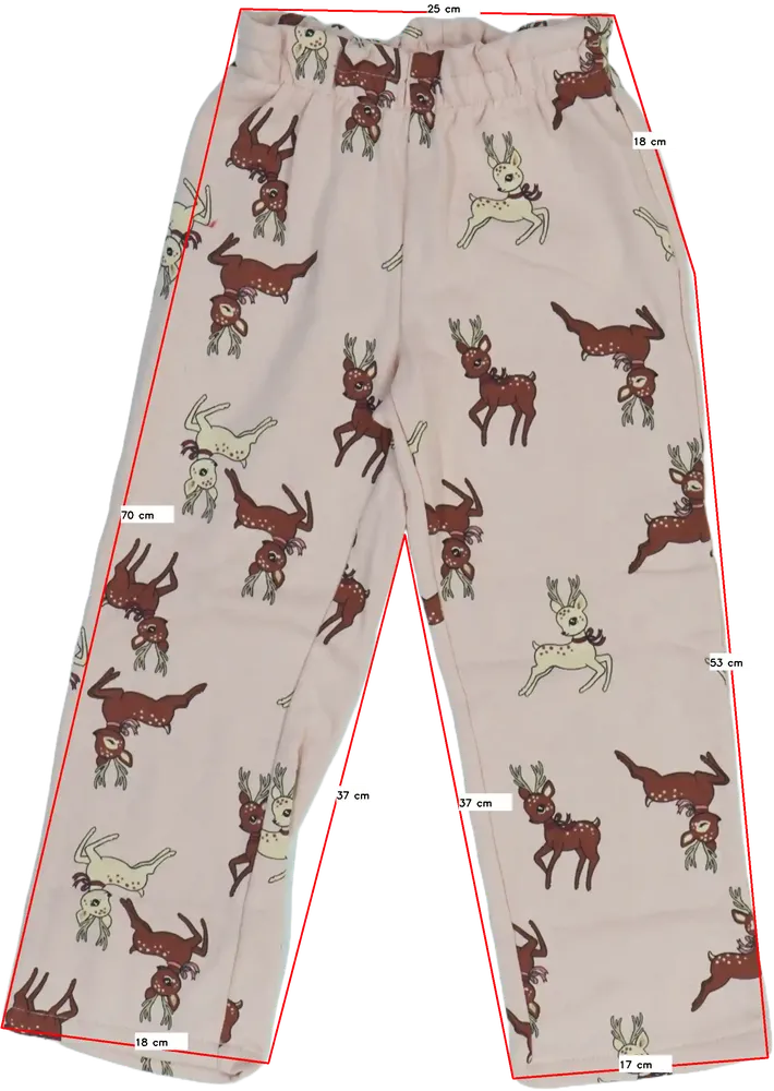 Rózsaszín H&amp;M Melegítőnadrág EU 122 / UK 7 év / US 7 év/M