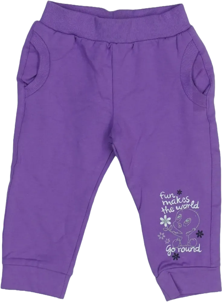 Lila Looney Tunes Melegítőnadrág EU 80 / UK 9-12 hónap / US 12 hónap