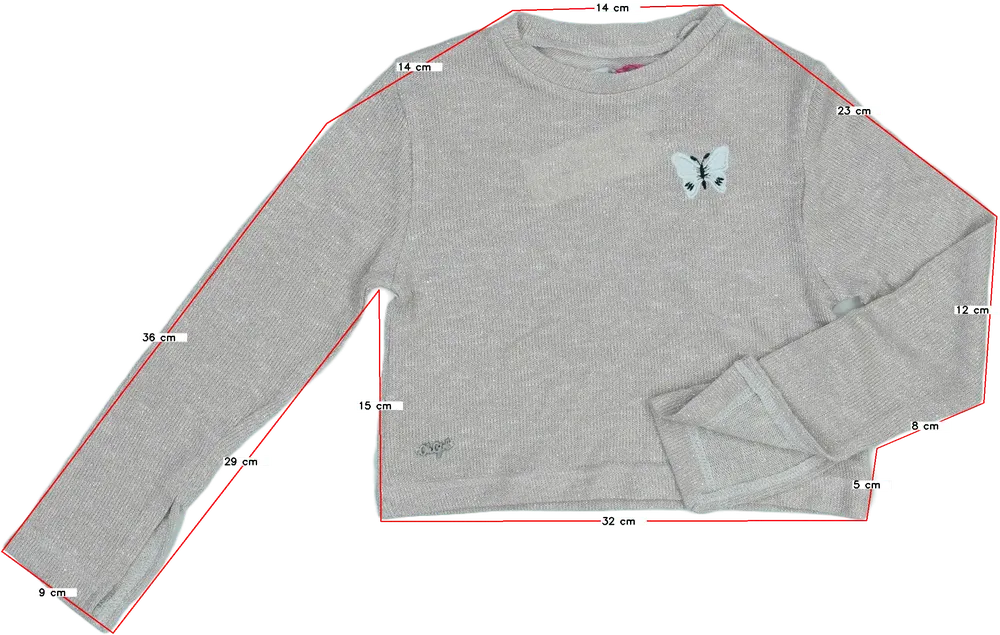 Rózsaszín Overkids Kötött pulcsi EU 110 / UK 5 év / US 5 év/XS