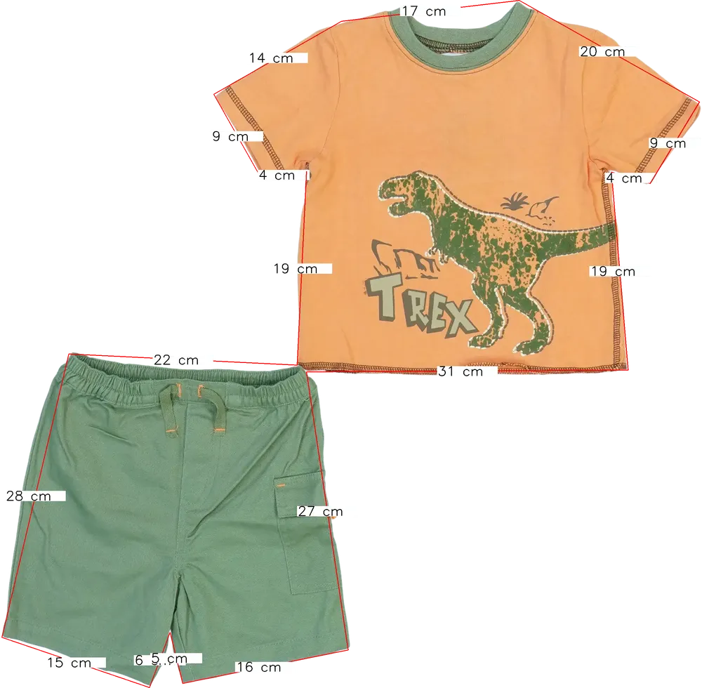 Green Vitamin Kids 2-piece set - Top &amp; Bottom EU 86 / UK 12-18 months / US 18 months
