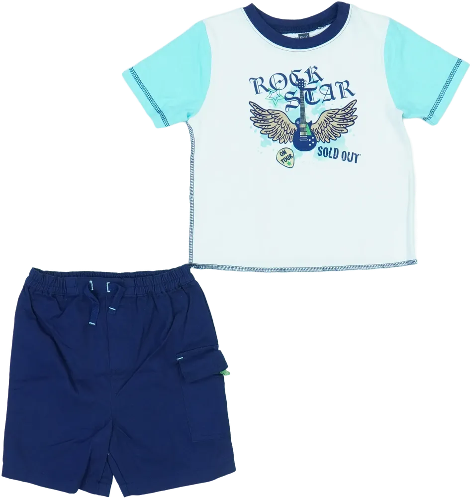 Többszínű Vitamin Kids 2 részes szett - Felsőruházat és nadrág EU 92 / UK 2 év / US 2T