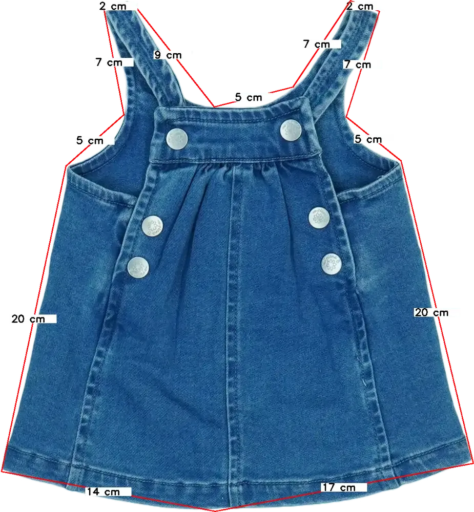 Kék OVS - Fagottino Kantáros szoknya EU 56 / UK Újszülött / US Újszülött