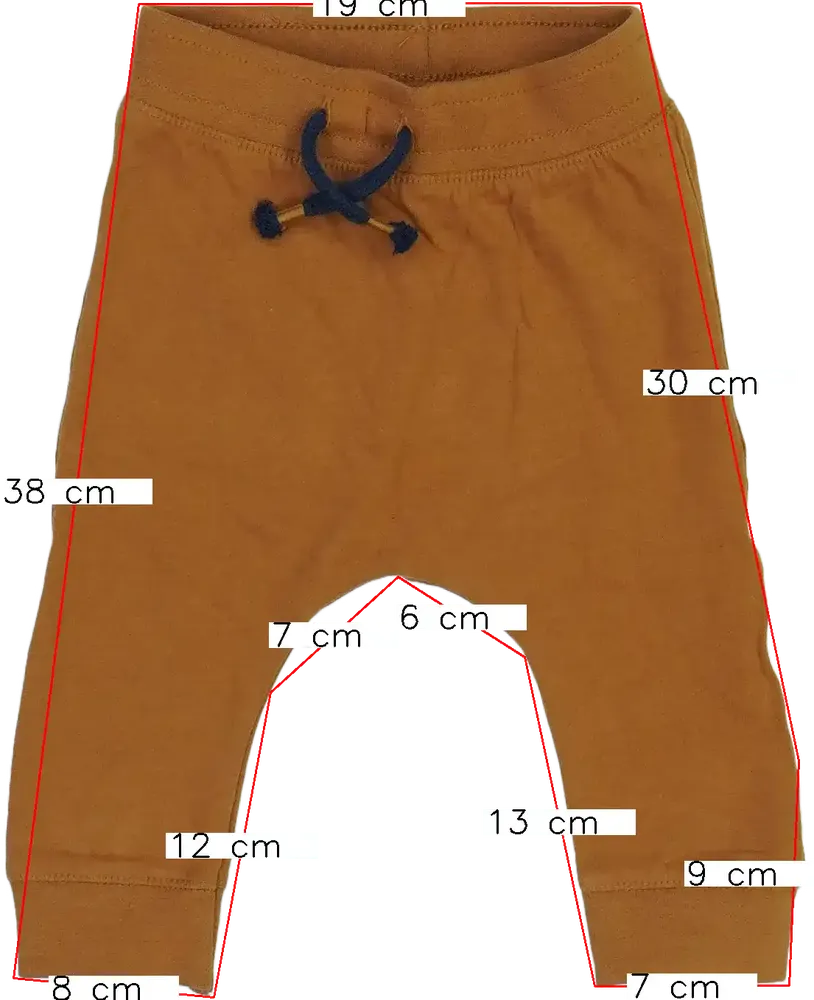 Barna DopoDopo Melegítőnadrág EU 68 / UK 3-6 hónap / US 3-6 hónap