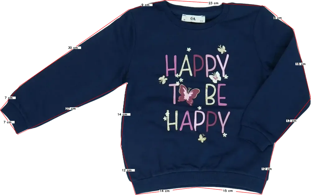 Kék C&amp;A Pulóver EU 116 / UK 6 év / US 6 év/S