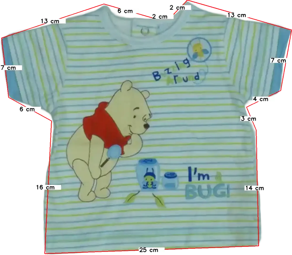 Többszínű Disney Póló EU 62 / UK 0-3 hónap / US 0-3 hónap