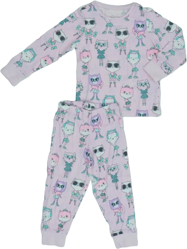 Rózsaszín C&amp;A Pizsama EU 98 / UK 3 év / US 3T