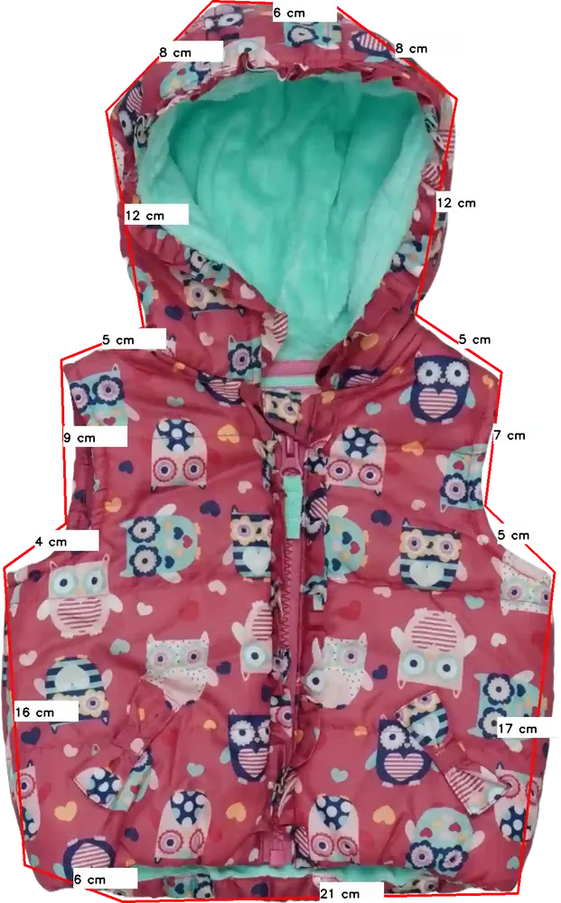 Rózsaszín TU Mellény EU 62 / UK 0-3 hónap / US 0-3 hónap