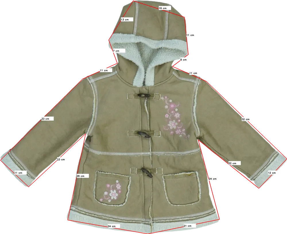 Barna Cherokee Átmeneti kabát EU 104 / UK 4 év / US 4T/XS