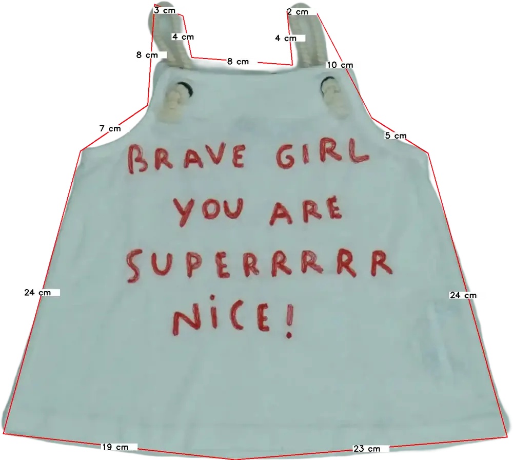 Fehér Zara Tunika EU 110 / UK 5 év / US 5 év/XS