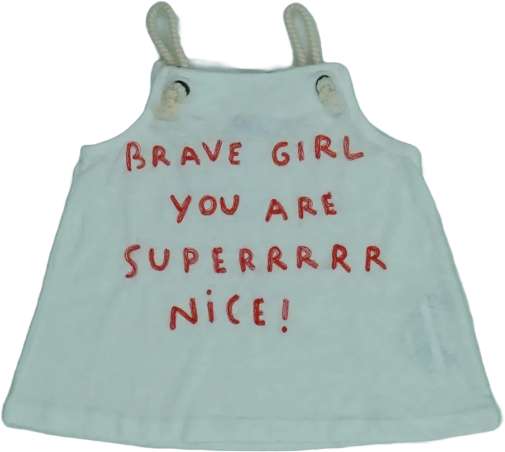 Fehér Zara Tunika EU 110 / UK 5 év / US 5 év/XS