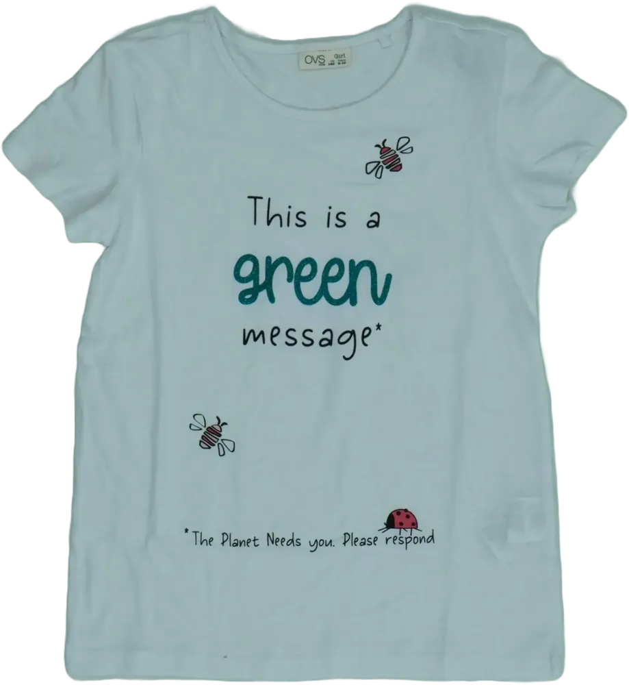 Fehér OVS Póló EU 140 / UK 10 év / US 10 év/L