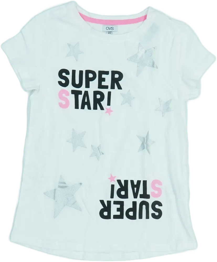 Fehér OVS Póló EU 146 / UK 11 év / US 12 év/L