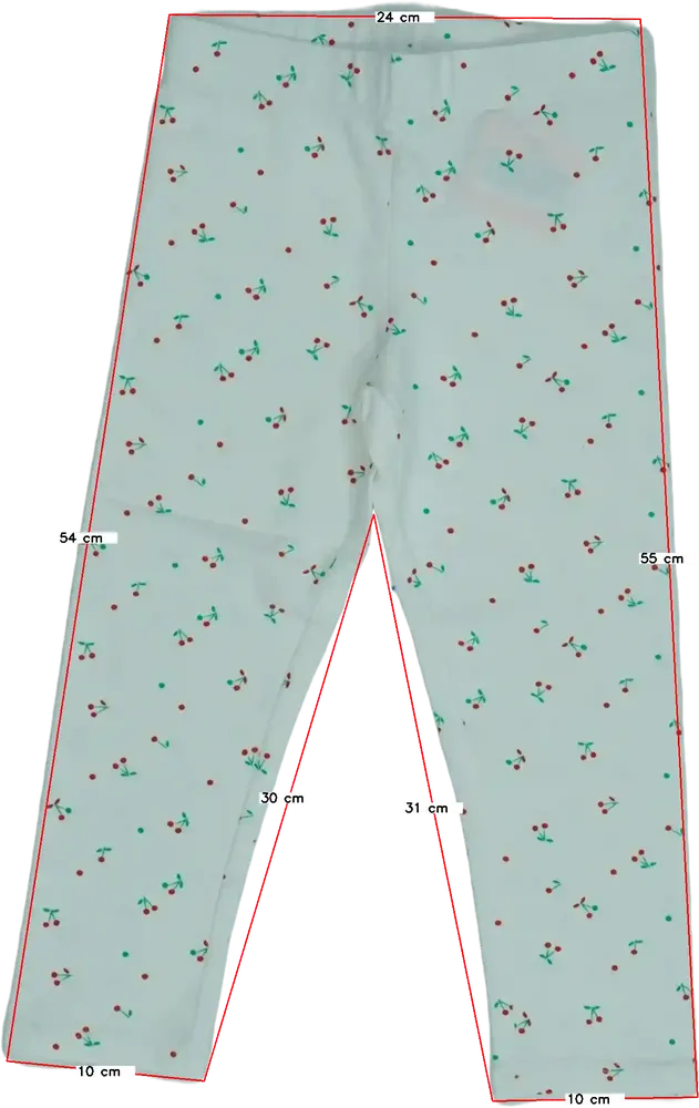 Fehér H&amp;M Leggings EU 122 / UK 7 év / US 7 év/M