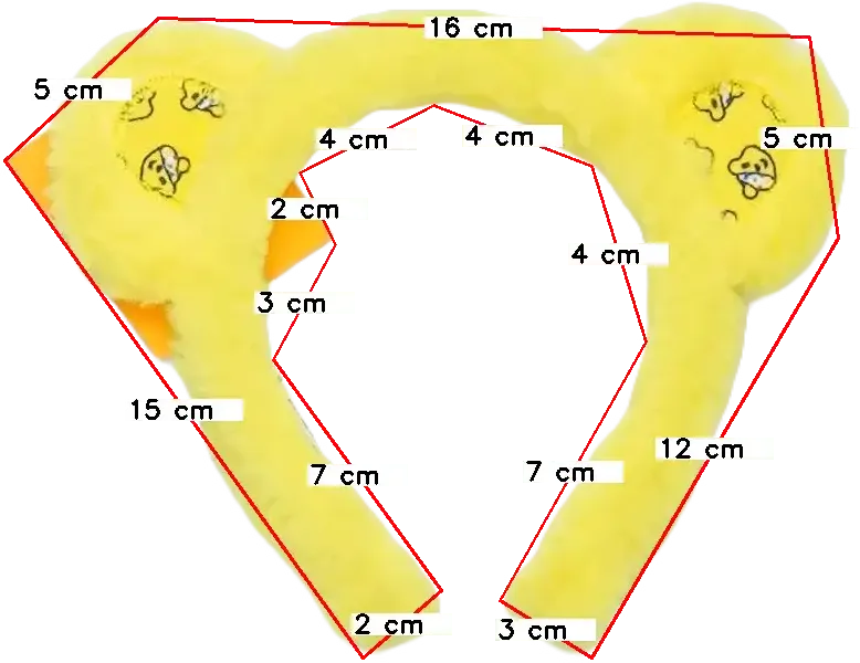 Sárga George Hajpánt Egyméret