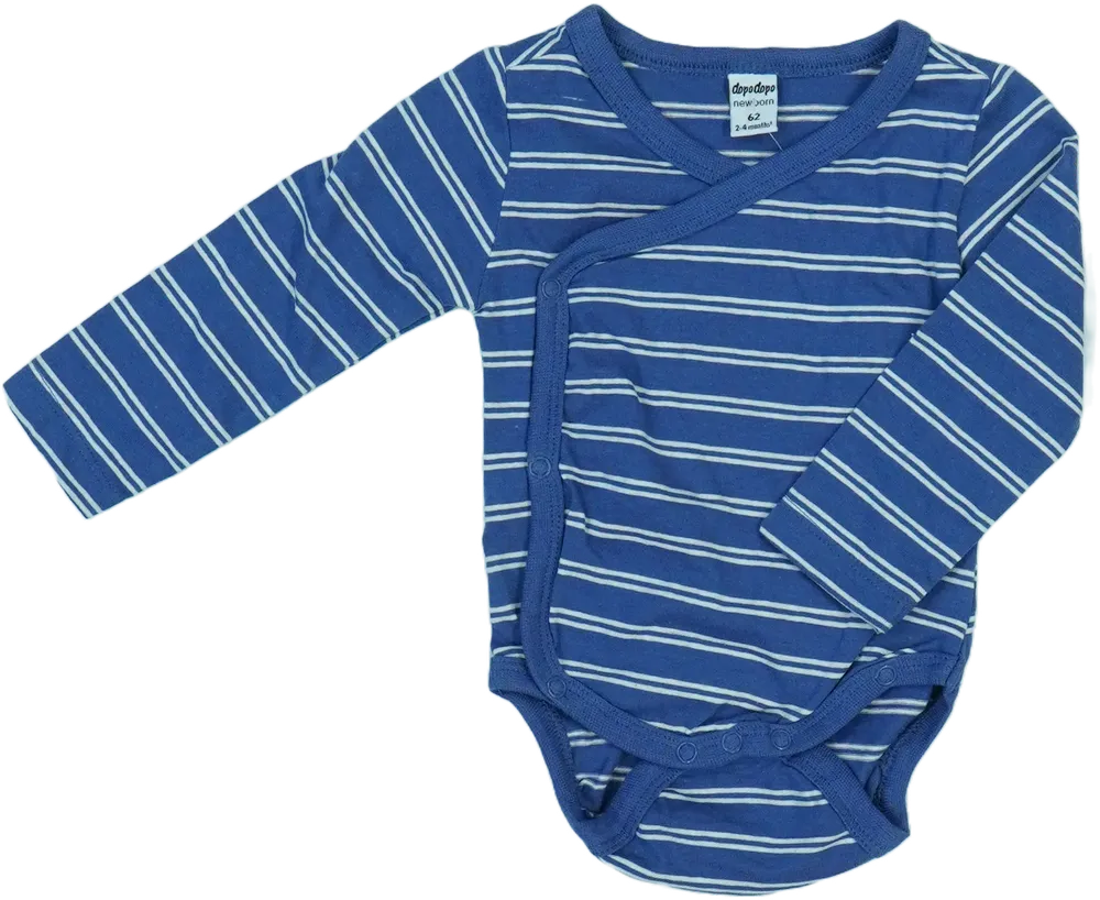 Kék DopoDopo Hosszú ujjú body EU 62 / UK 0-3 hónap / US 0-3 hónap