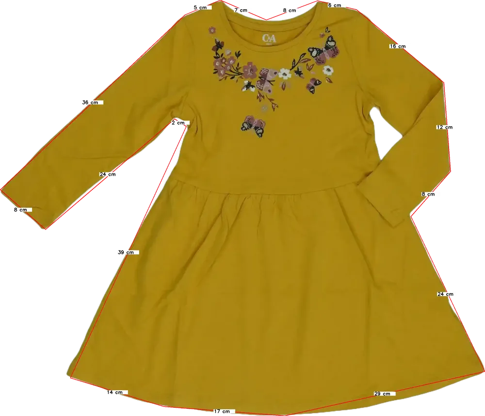 Sárga C&amp;A Ruha EU 110 / UK 5 év / US 5 év/XS