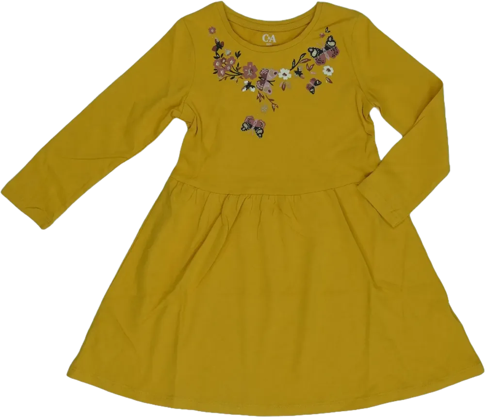 Sárga C&amp;A Ruha EU 110 / UK 5 év / US 5 év/XS