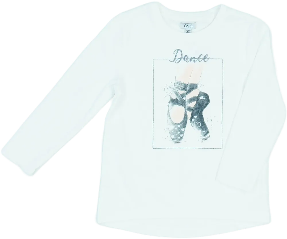 Fehér OVS Pulóver EU 104 / UK 4 év / US 4T/XS