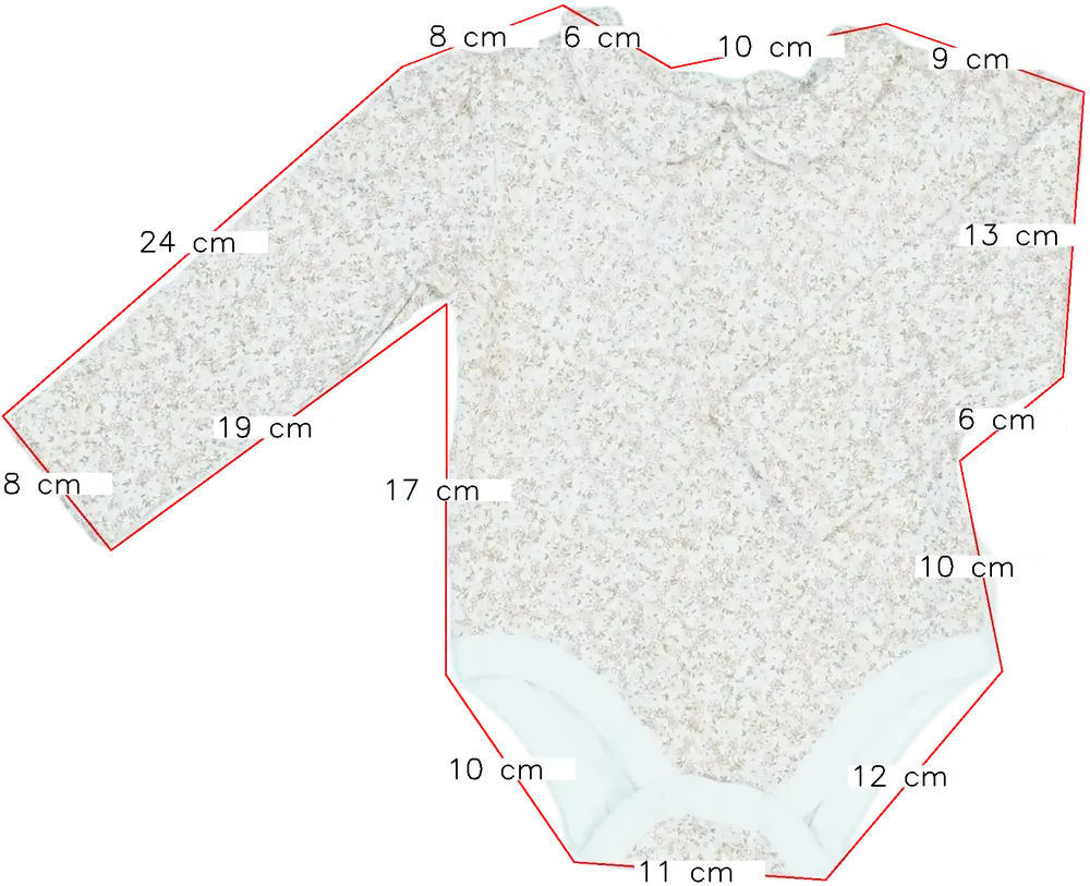 Többszínű Nutmeg Hosszú ujjú body EU 80 / UK 9-12 hónap / US 12 hónap