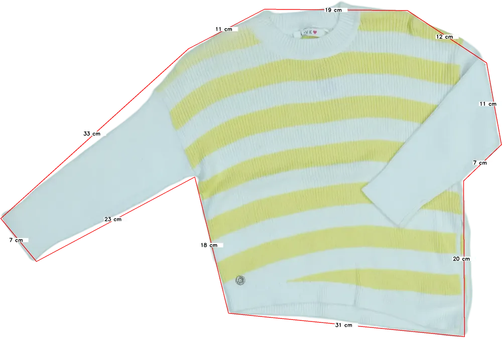 Fehér Overkids Kötött pulcsi EU 98 / UK 3 év / US 3T