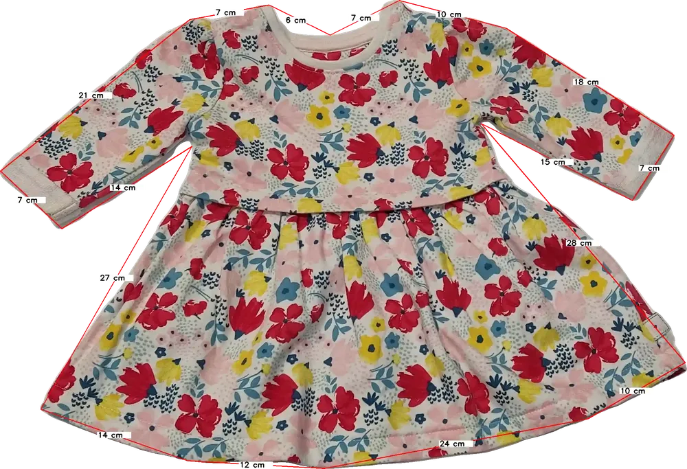 Többszínű Mini Club Ruha EU 62 / UK 0-3 hónap / US 0-3 hónap