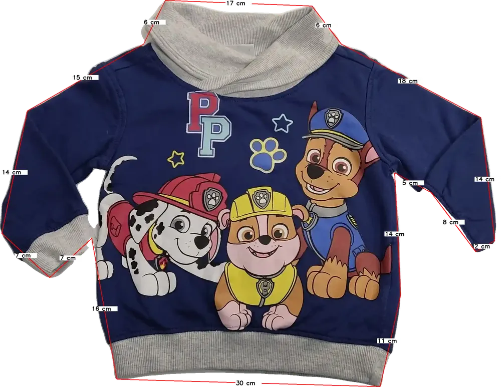 Kék Paw Patrol Pulóver EU 80 / UK 9-12 hónap / US 12 hónap