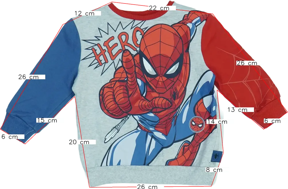 Többszínű Marvel Pulóver EU 92 / UK 2 év / US 2T