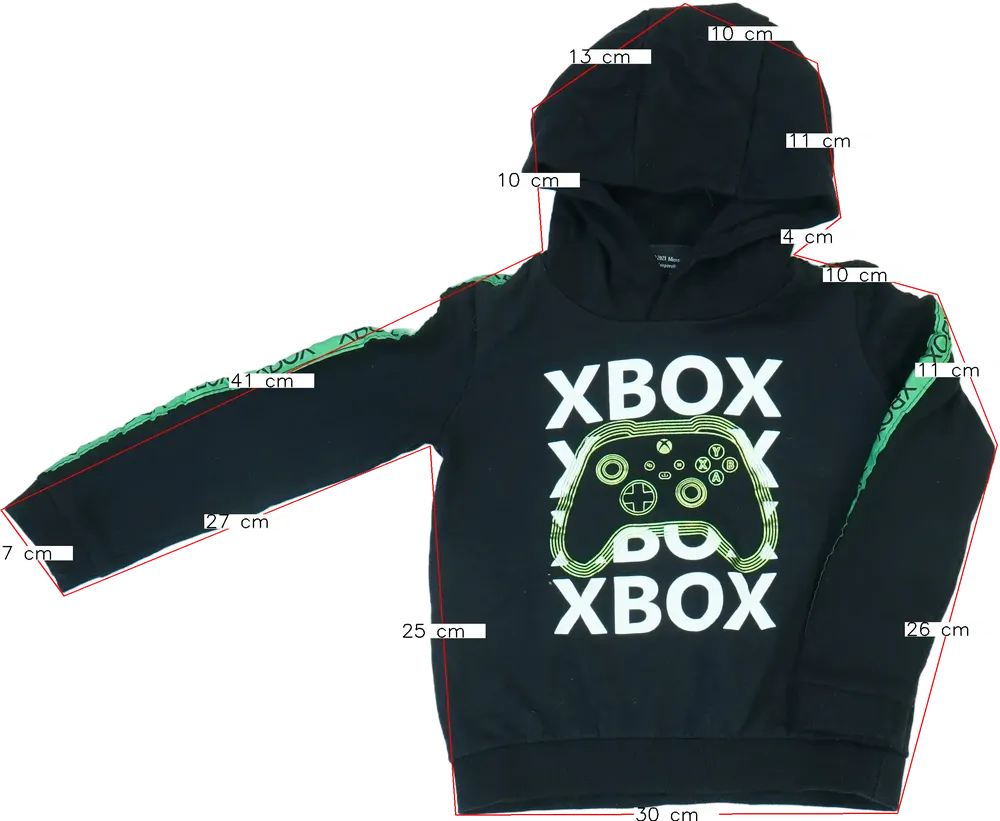 Fekete Pepco Kapucnis pulóver EU 116 / UK 6 év / US 6 év/S