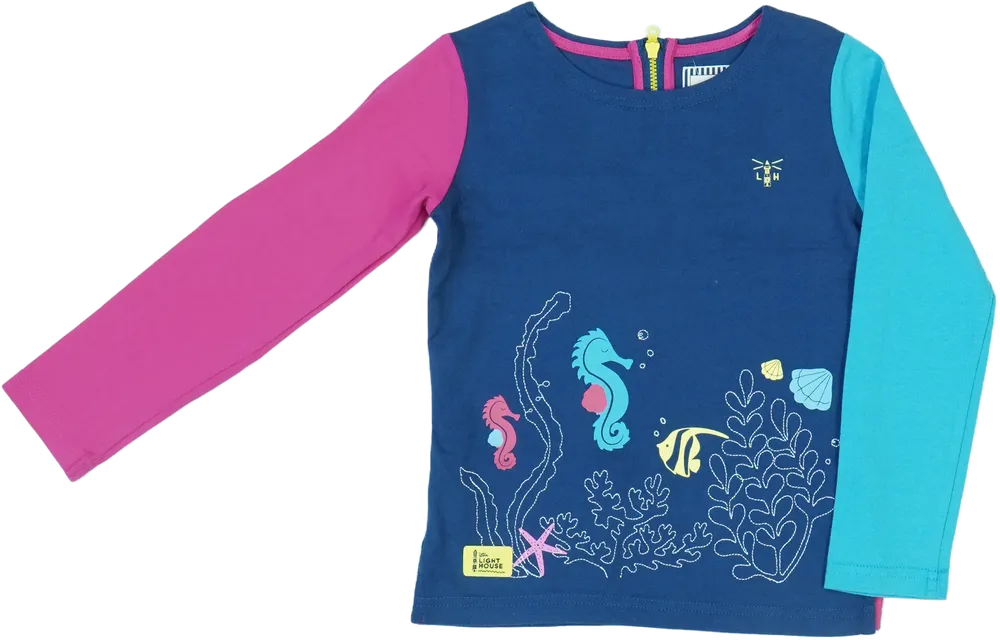 Kék Little Light House Hosszú ujjú felső EU 116 / UK 6 év / US 6 év/S
