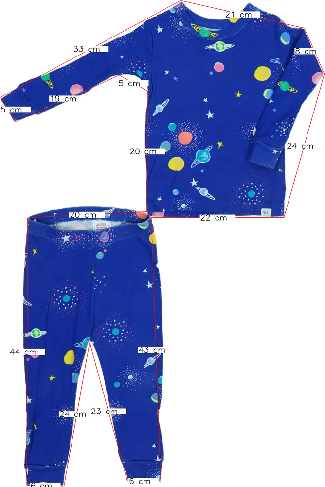 Kék GAP Pizsama EU 92 / UK 2 év / US 2T