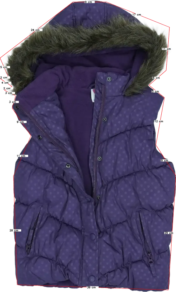 Lila John Lewis Mellény EU 140 / UK 10 év / US 10 év/L