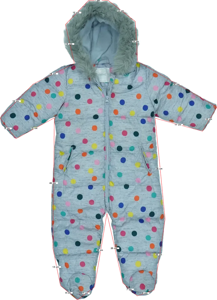 Szürke Next Baby overál EU 92 / UK 2 év / US 2T