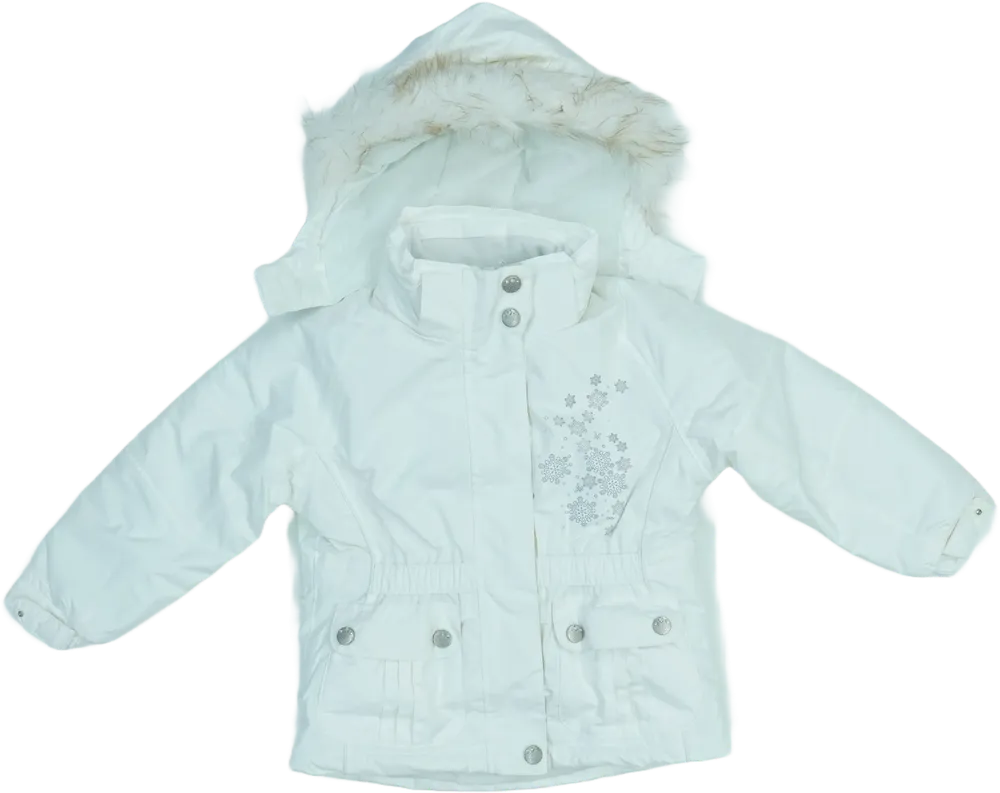 Fehér C&amp;A Télikabát EU 104 / UK 4 év / US 4T/XS