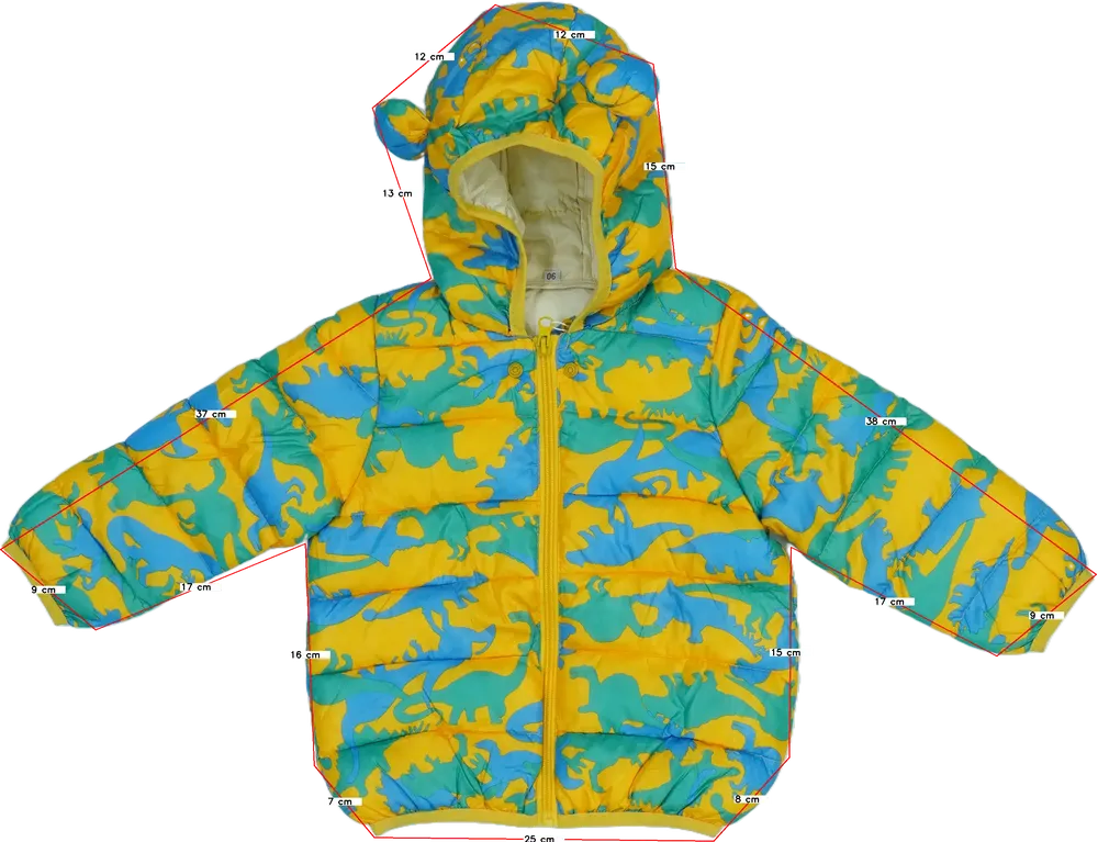 Sárga Egyéb Télikabát EU 98 / UK 3 év / US 3T
