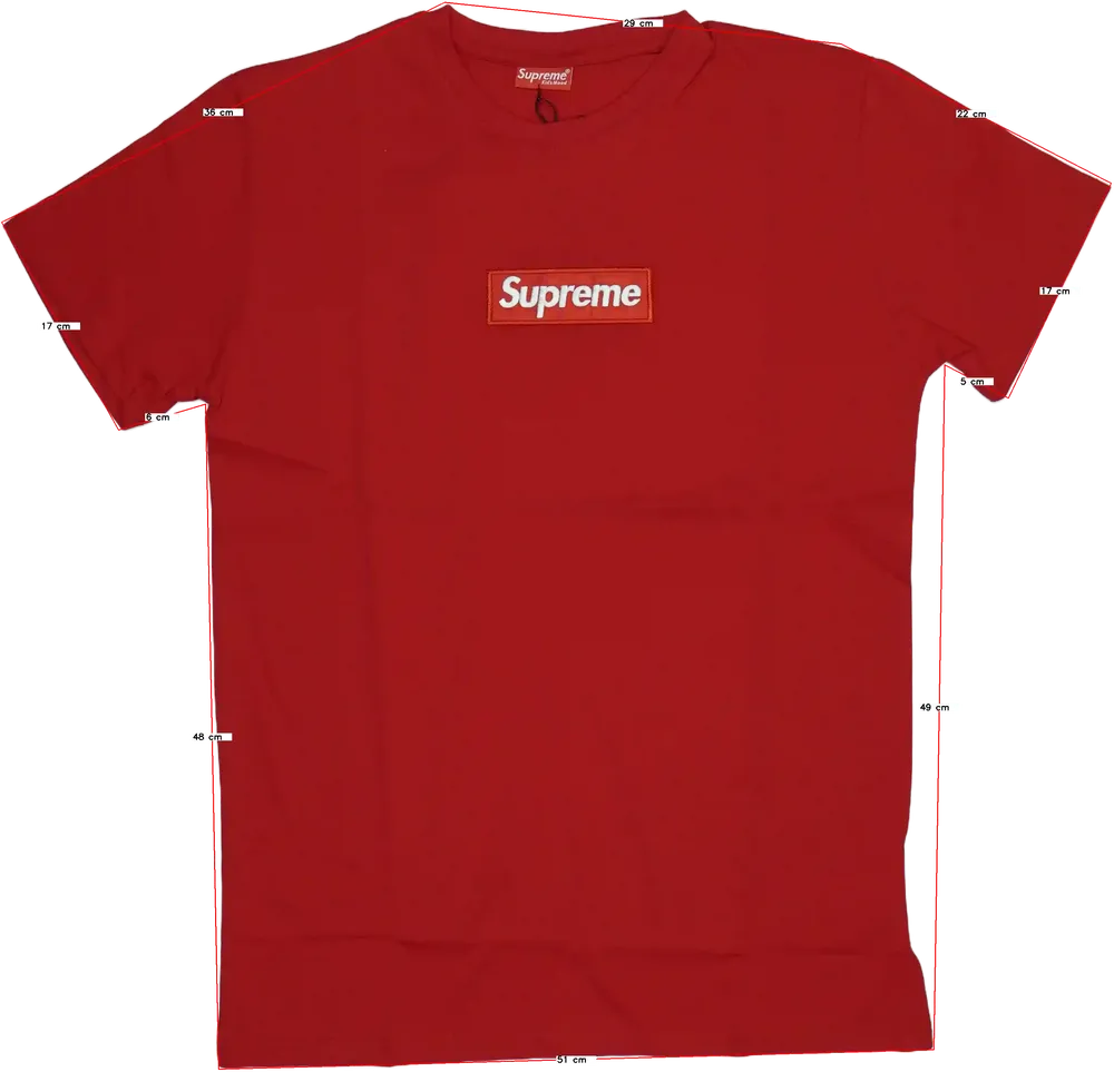 Piros Supreme Póló EU 176 / UK 16 év / US XL
