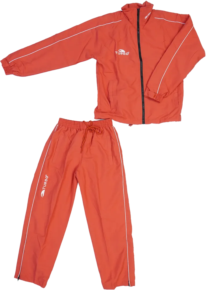 Piros Turbo 2 részes szett - Felsőruházat és nadrág EU 140 / UK 10 év / US 10 év/L
